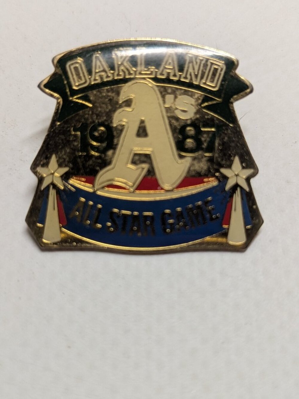 Oakland Athletics 1987 All-Star Game pin Baseball A's Vintage! Collector Sports!